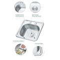 Stainless steel 1 hole deep Single Bowl kitchen sink rectangular shape stainless steel single bowl sink